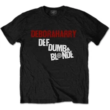 Debbie Harry, Tričko Def, Dumb & Blonde, Unisex, Čierna