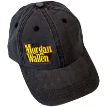Morgan Wallen, Šiltovka Stacked Logo Side, Unisex, Šedá