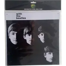 With The Beatles Album Cover (Smaltovaná tabuľka)