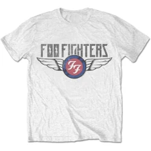 Foo Fighters, Tričko Flash Wings, Unisex, Biela