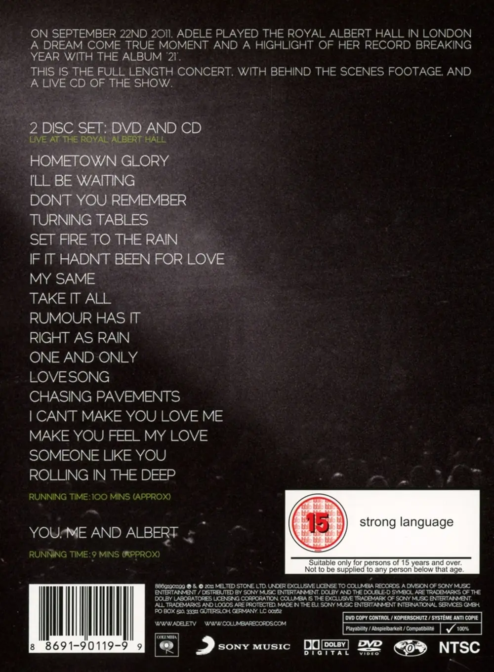 Live At The Royal Albert Hall (Digipak)