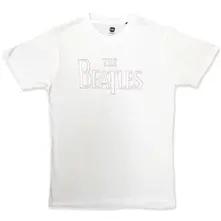 The Beatles – Drop T Embroidered (Biela) (Tričko)