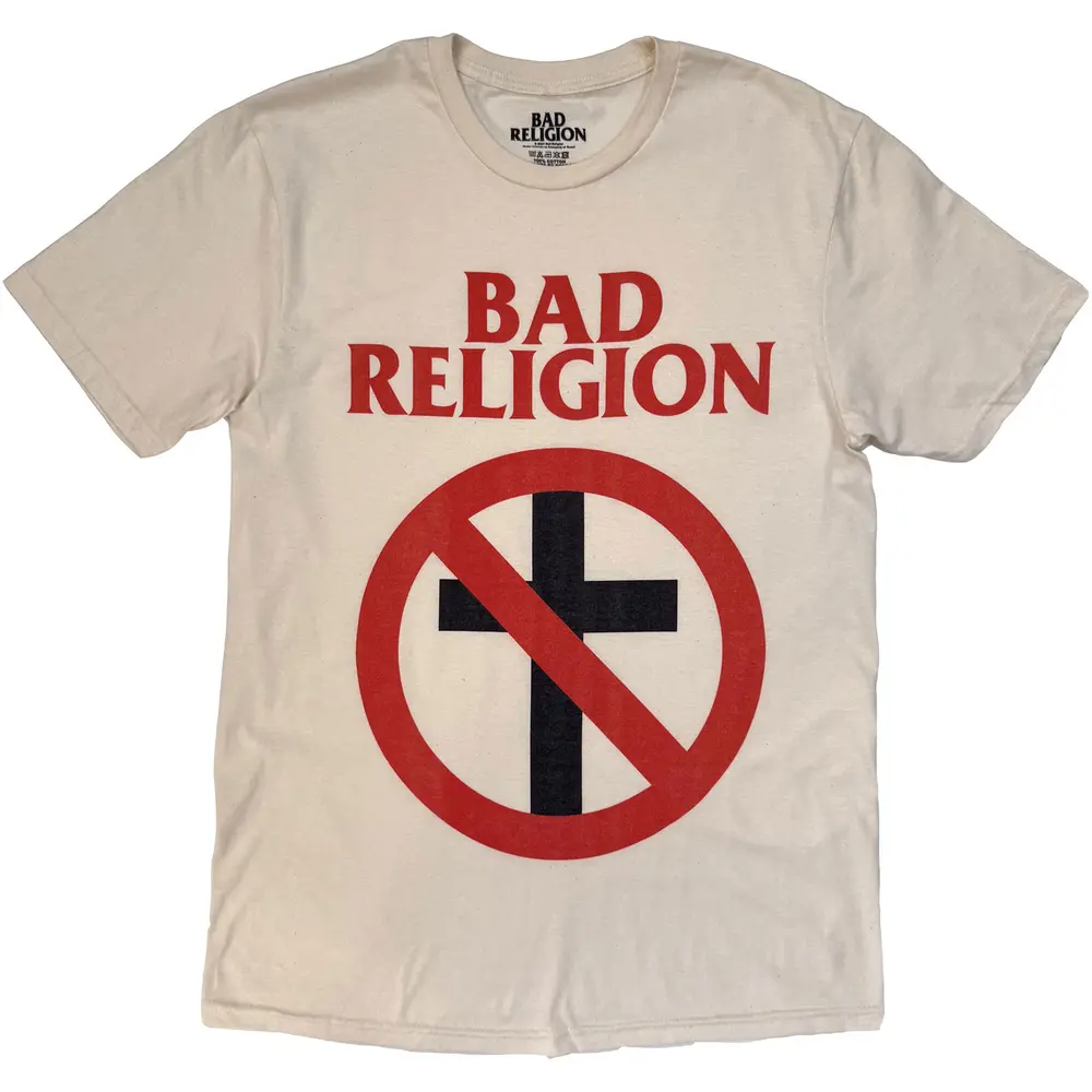 Bad Religion – Classic Buster Cross (Natural) (Tričko)