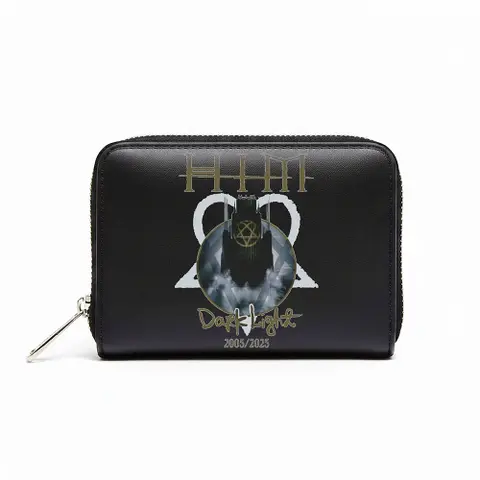 Zip Top Purse: Dark Light (Black)