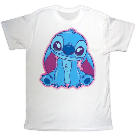 Lilo & Stitch – Tričko Stitch Spray Paint (Biela), Unisex, Biela