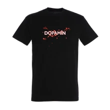 MATT, Tričko Dopamín, Unisex, Čierna