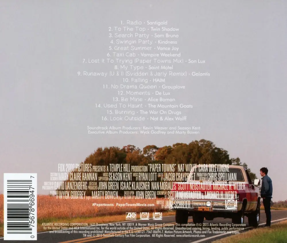 Paper Towns (Music From The Motion Picture)
