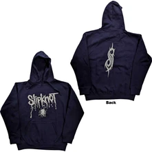Slipknot, Mikina Splatter, Unisex, Modrá