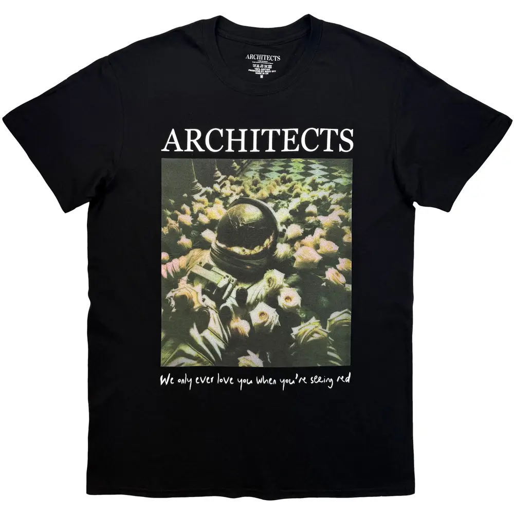 Unisex T-Shirt: Astronaut Roses (Black)