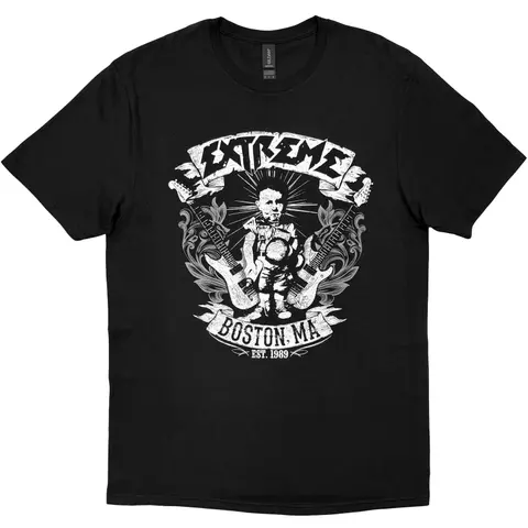 Extreme – Tričko Boston (Čierna), Unisex, Čierna