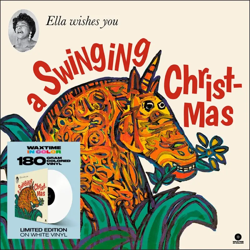 Ella Fitzgerald – Ella Wishes You a Swinging Christmas (White Vinyl) (Vinyl)