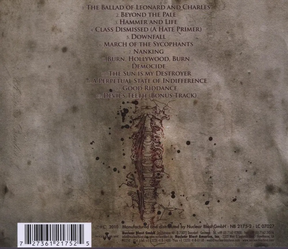 Exodus – EXHIBIT B: THE HUMAN CONDITION (CD)