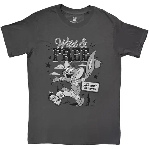 Unisex T-Shirt: Wild & Free (Charcoal Grey)