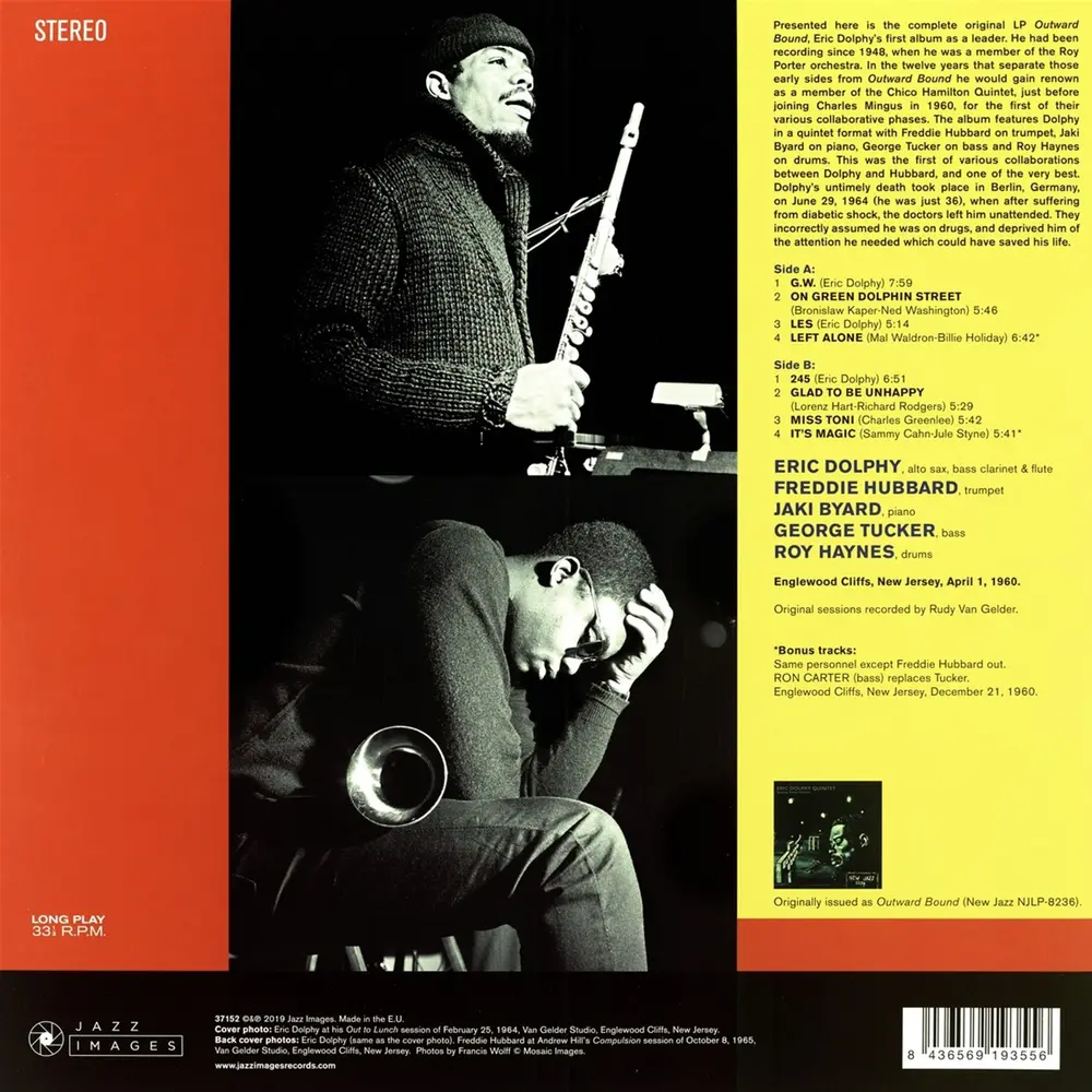 Eric Dolphy – OUTWARD BOUND (Vinyl)