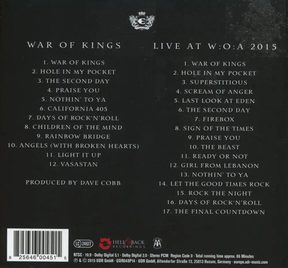 Europe – WAR OF KINGS (CD+BLU-RAY) (CD)