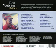 Ben Webster – BALLADS (CD)