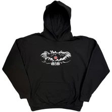 Mikina Unisex Pullover Hoodie: Wow Ring (Black)