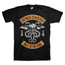 Avenged Sevenfold A7X, Tričko Hail to the King, Unisex, Čierna
