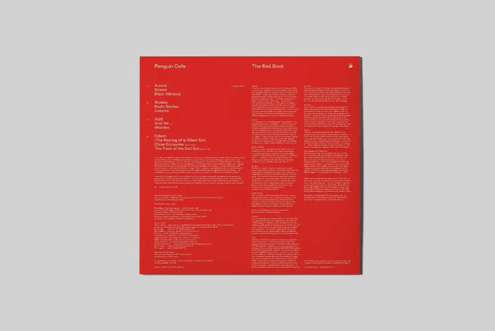 Penguin Cafe – RED BOOK (Vinyl)