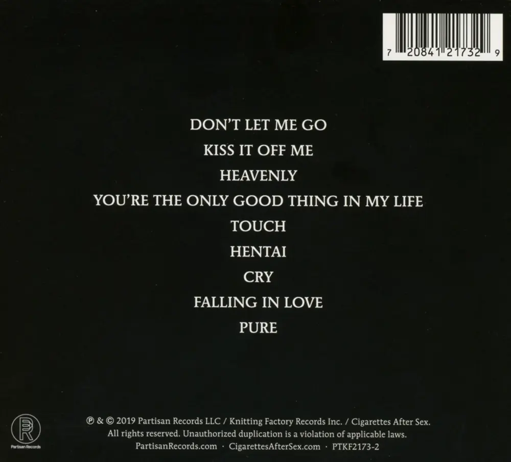 Cigarettes After Sex – CRY (CD)