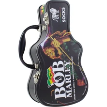 Ponožky Unisex Sock Guitar Tin: Logos (Black)  (UK Size 6.5 - 11)