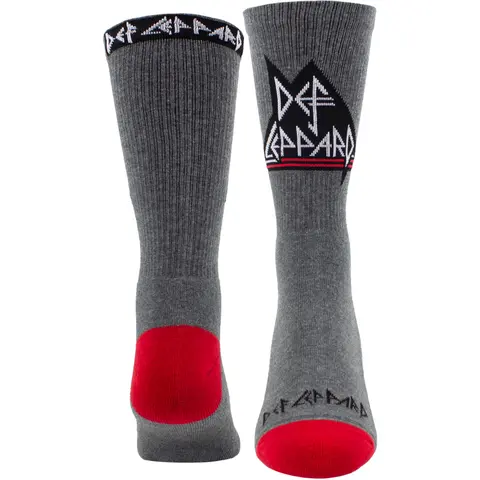 Unisex Crew Socks: Logo (Grey)  (UK Size 6.5 - 11)
