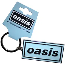 Oasis – Logo Sky Blue (Kľúčenka)