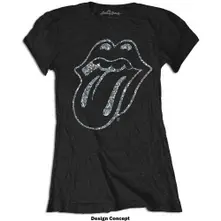 The Rolling Stones – Tongue (Čierna, Dámske) (Tričko)