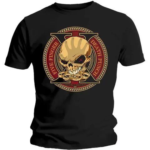 Five Finger Death Punch – Tričko Decade of Destruction (Čierna), Unisex, Čierna