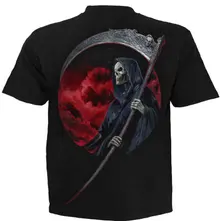 Unisex T-Shirt: Reaper Revenge (Black) (Back Print) thumbnail