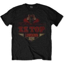 ZZ Top, Tričko Lowdown, Unisex, Čierna