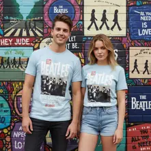 Unisex Unplugged T-Shirt: Cavern (Light Blue) (Back Print) thumbnail