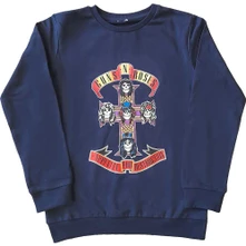 Guns N’ Roses, Crewneck Appetite for Destruction, Dieťa, Modrá