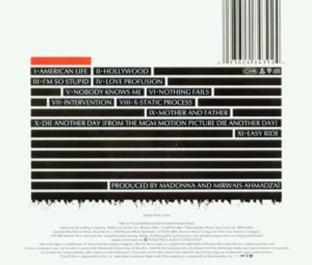 Madonna – American Life (Enhanced CD) (CD)