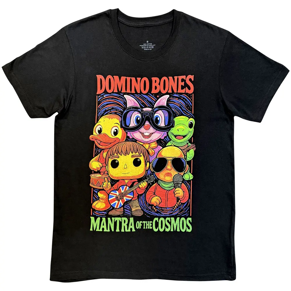 Unisex T-Shirt: Domino Bones (Black)