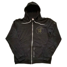 U2, Mikina na zips Logo 2015, Unisex, Čierna