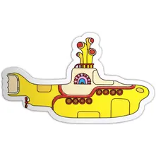 Fridge Magnet: Yellow Submarine Embossed thumbnail
