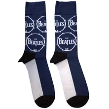 The Beatles, Ponožky Drum Logo Repeat, Unisex, Modrá