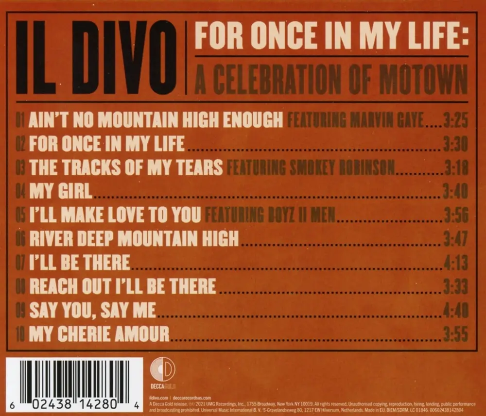 For Once In My Life: A Celebration Of Motown