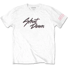 Blackpink, Tričko Shut Down, Unisex, Biela