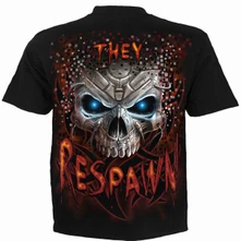 Kids T-Shirt: Respawn (Black) (Back Print) thumbnail