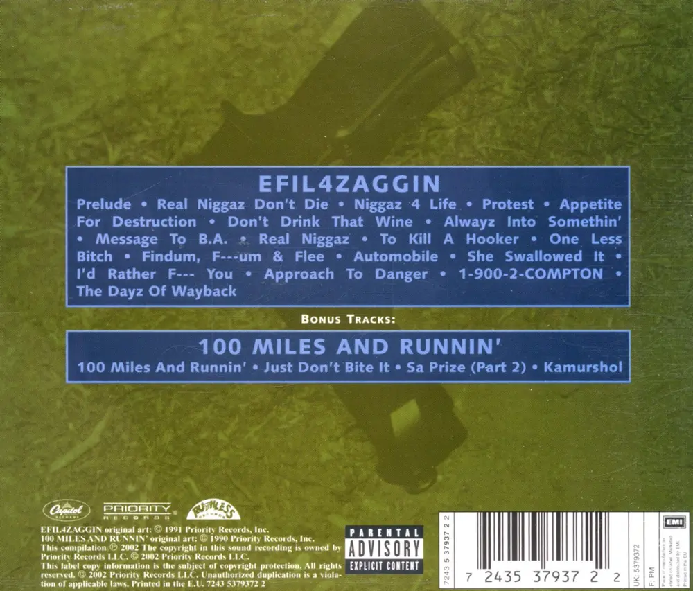 Efil4zaggin / 100 Miles And Runnin'