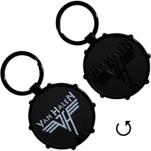 Van Halen, Kľúčenka Retro Logo Drum Double-Sided
