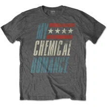 My Chemical Romance, Tričko Raceway, Unisex, Šedá