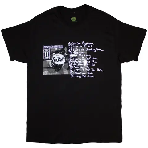Washington '64 Drum Photo & Setlist