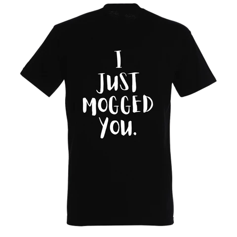 I JUST MOGGED YOU