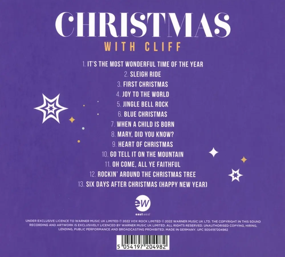 Cliff Richard – Christmas With Cliff (CD)