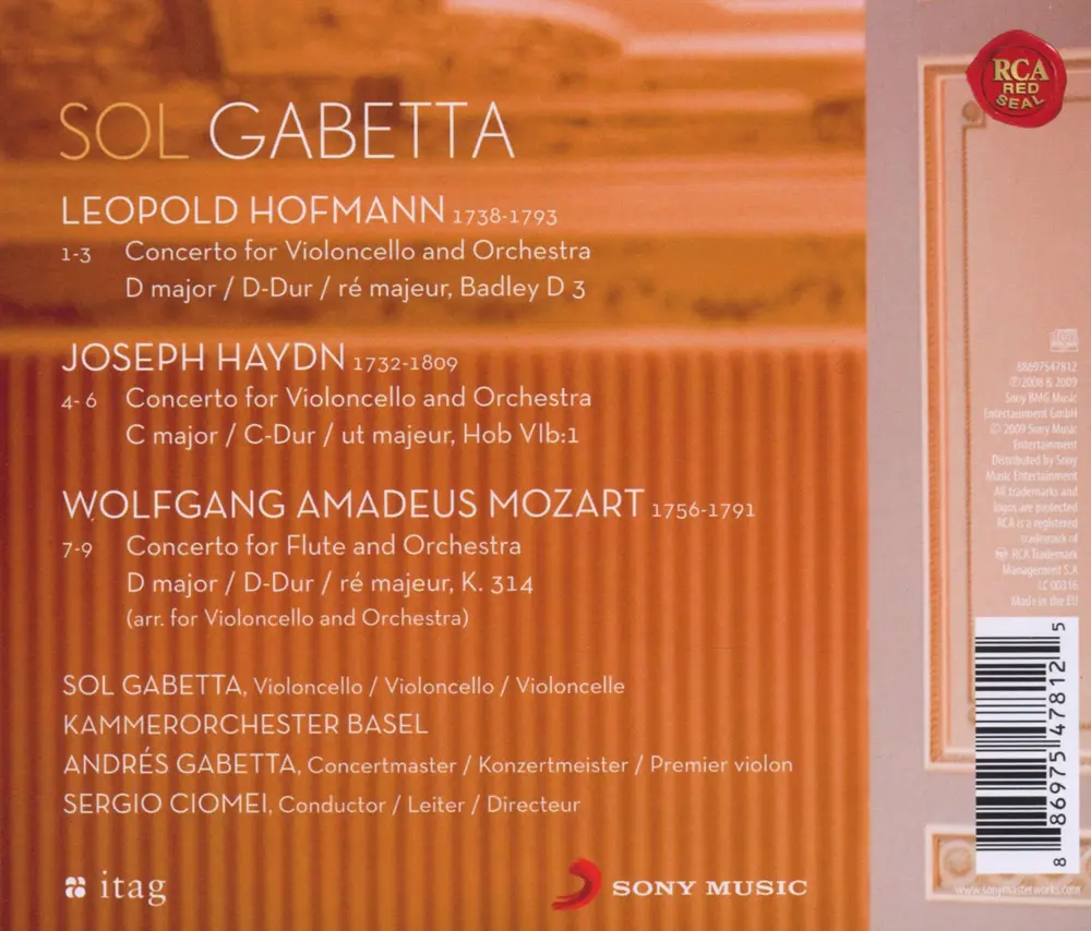 Sol Gabetta – Haydn/Hofmann/Mozart: Cello Concertos (CD)