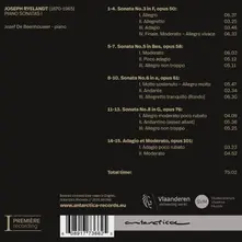 Jozef De Beenhouwer – FLEMISH MUSIC HERITAGE: RYELANDT - PIANO SONATAS 1 (CD)