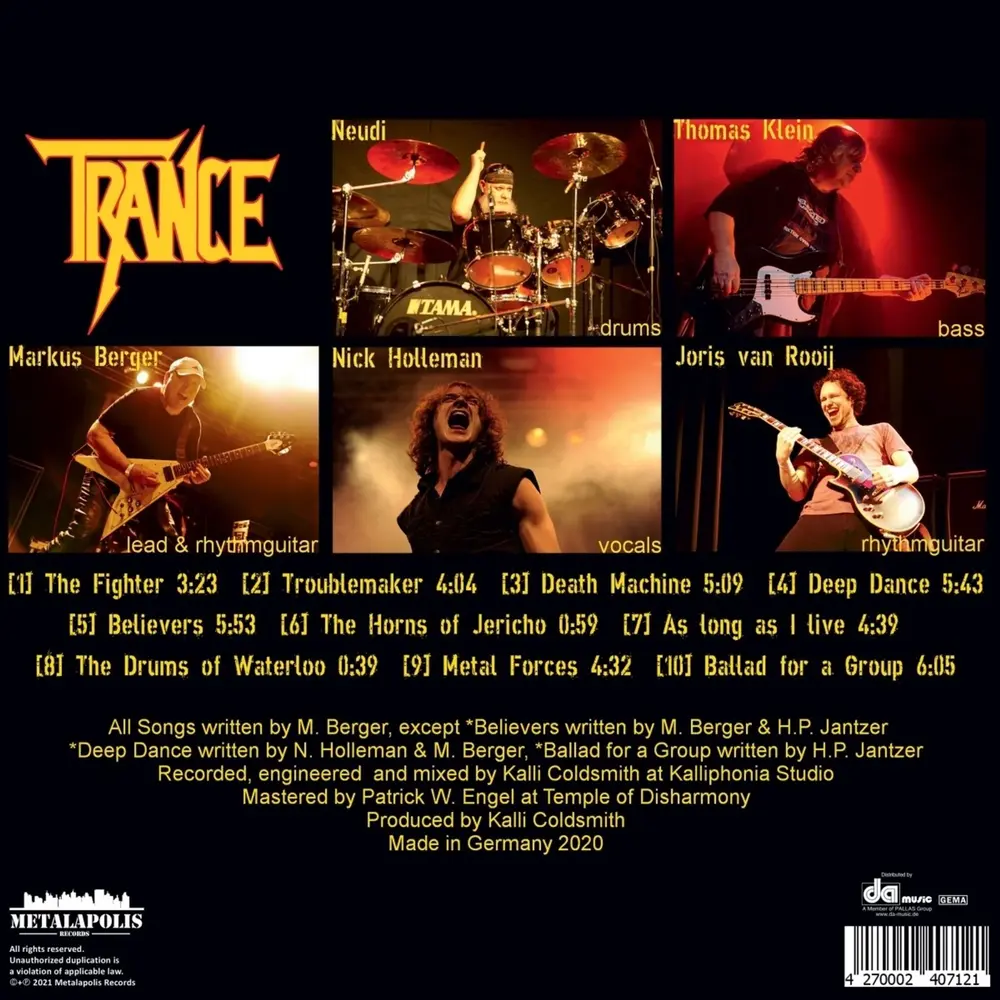 Trance – METAL FORCES (CD)